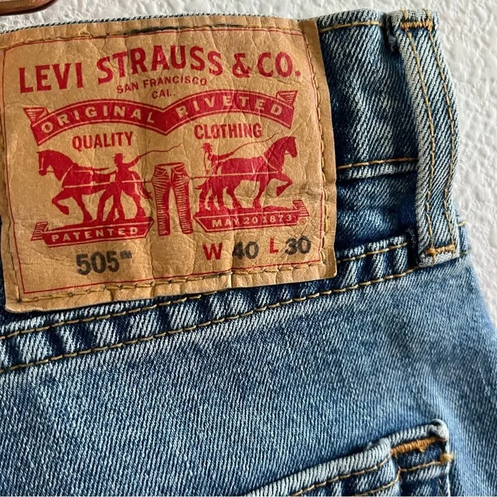Levi's Men's Regular Fit 505 Denim Jeans W40 L30
